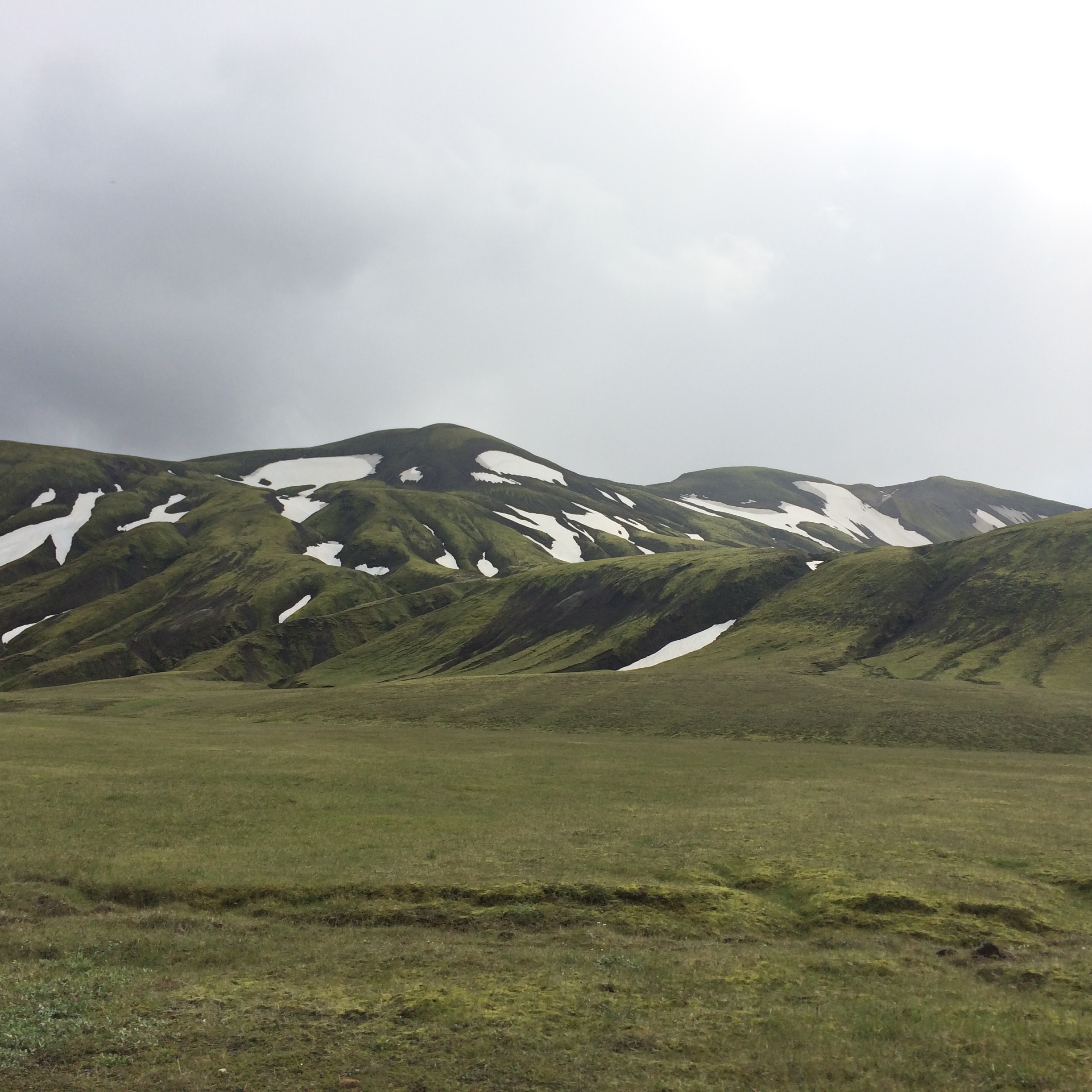 A photo of the the Icelandic highlands along Landmannaleið near Lifrarfjallavatn