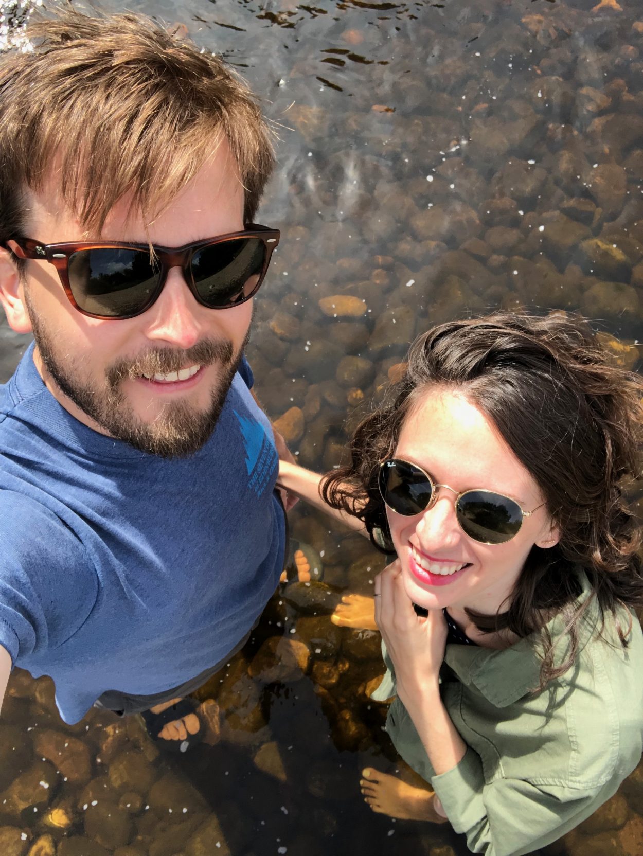 Selfie in River Wharfe