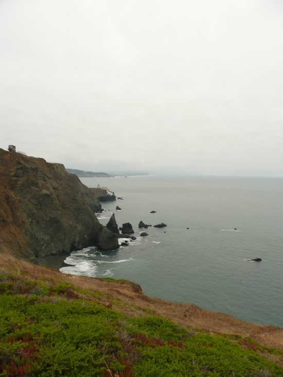 Photo of the coast near SF from near the Nike Missile Site SF-88 in the Marin Headlands