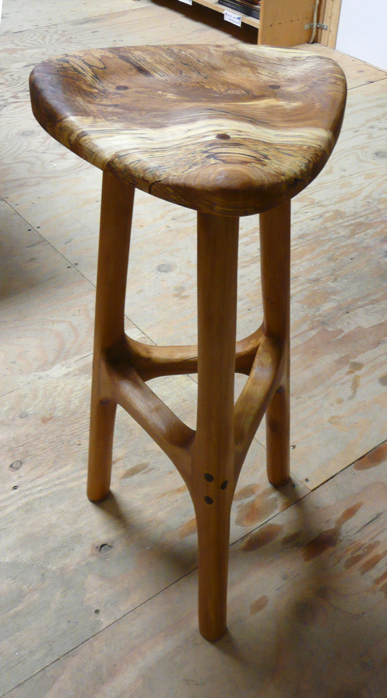 28 inch beechwood stool