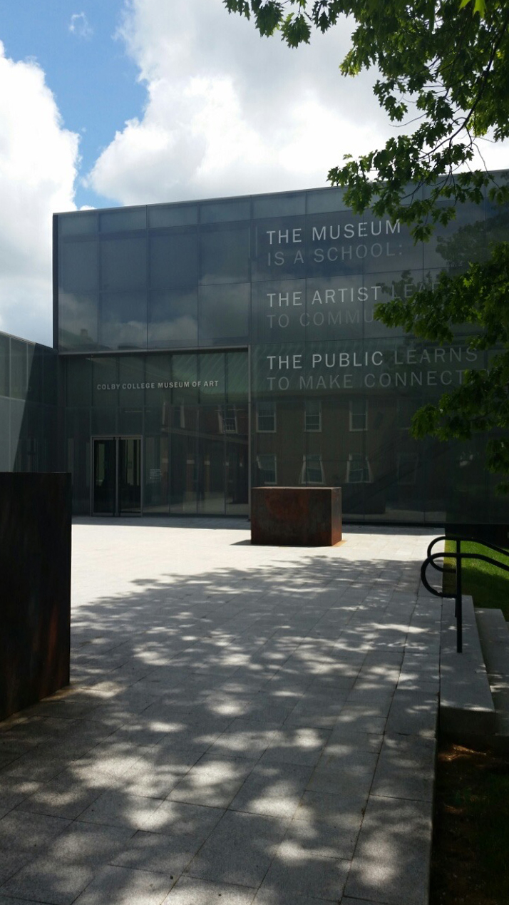 Photo of the Colby Museum façade