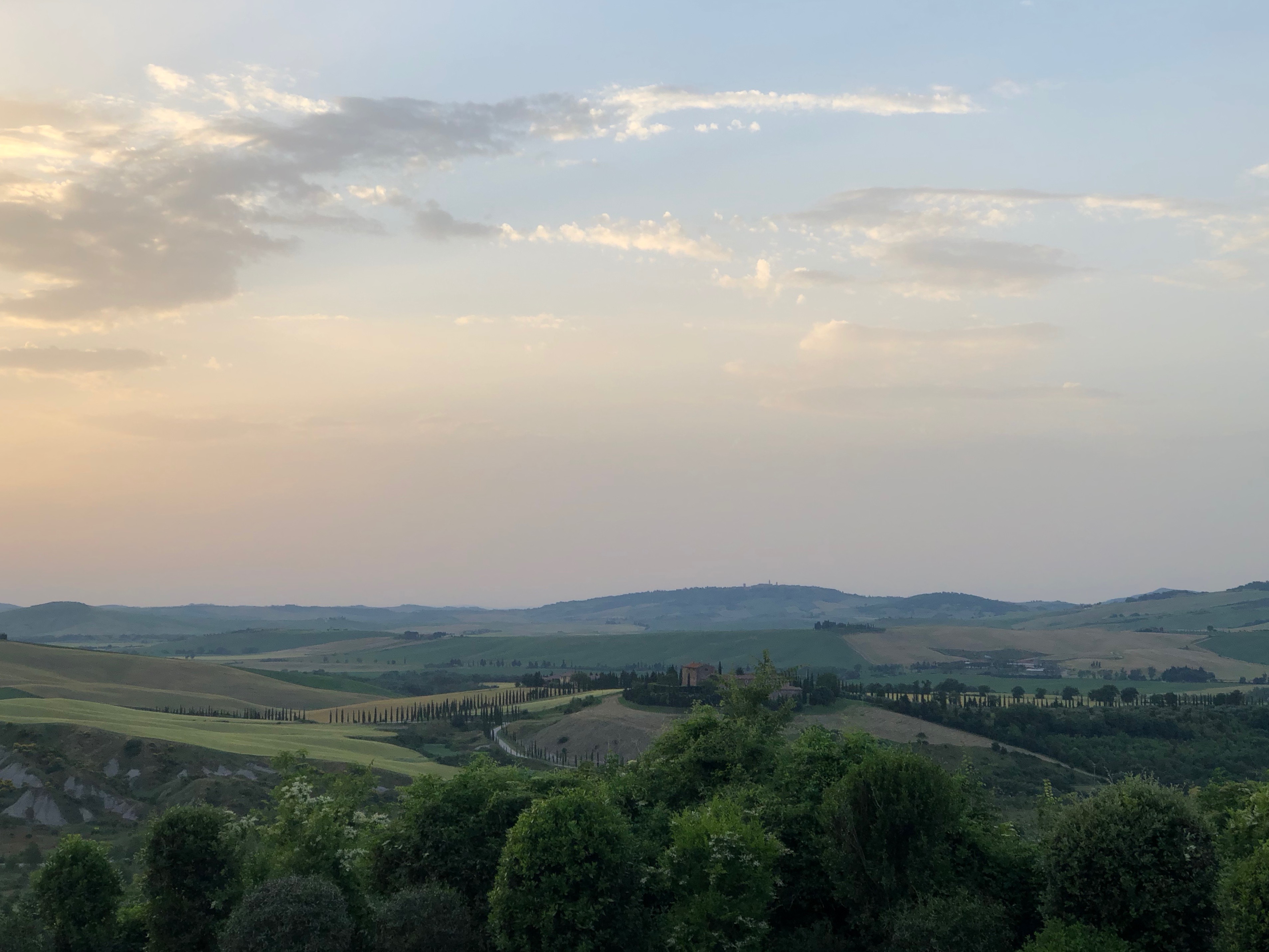 Tuscan landscape from Borgo di Castelvecchio