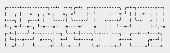An ASCII illustration