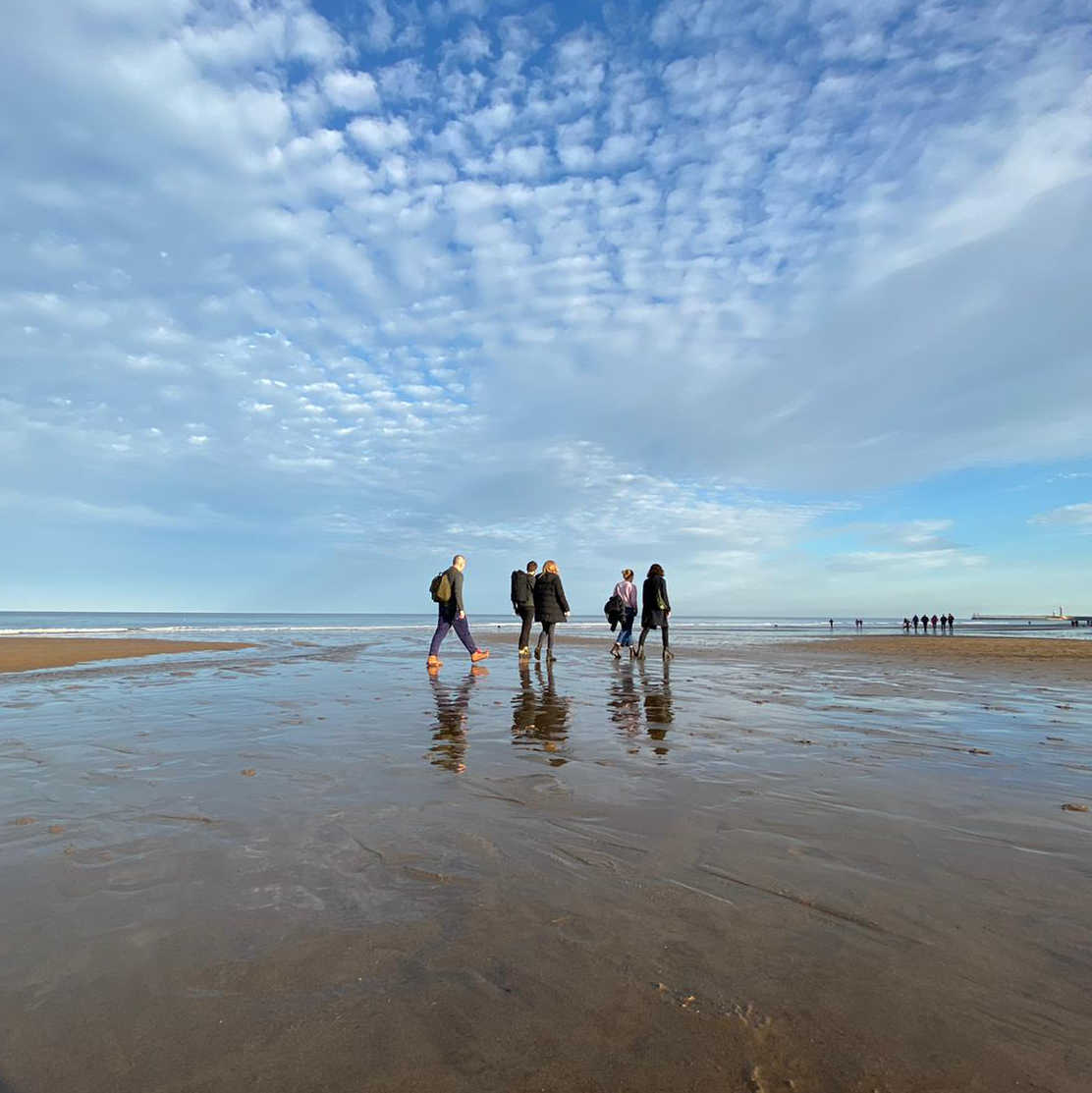 Walking from Sandsend to Whitby