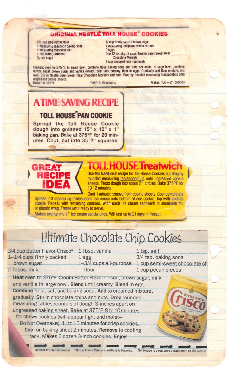 toll house chocolate chip cookies recipe