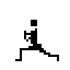 8 bit GIF of a person exercising