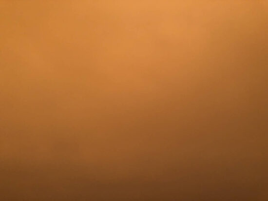 Photo of the orange smoke in San Francisco